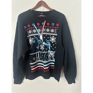 Star Wars Christmas  Sweat Shirt sz Medium